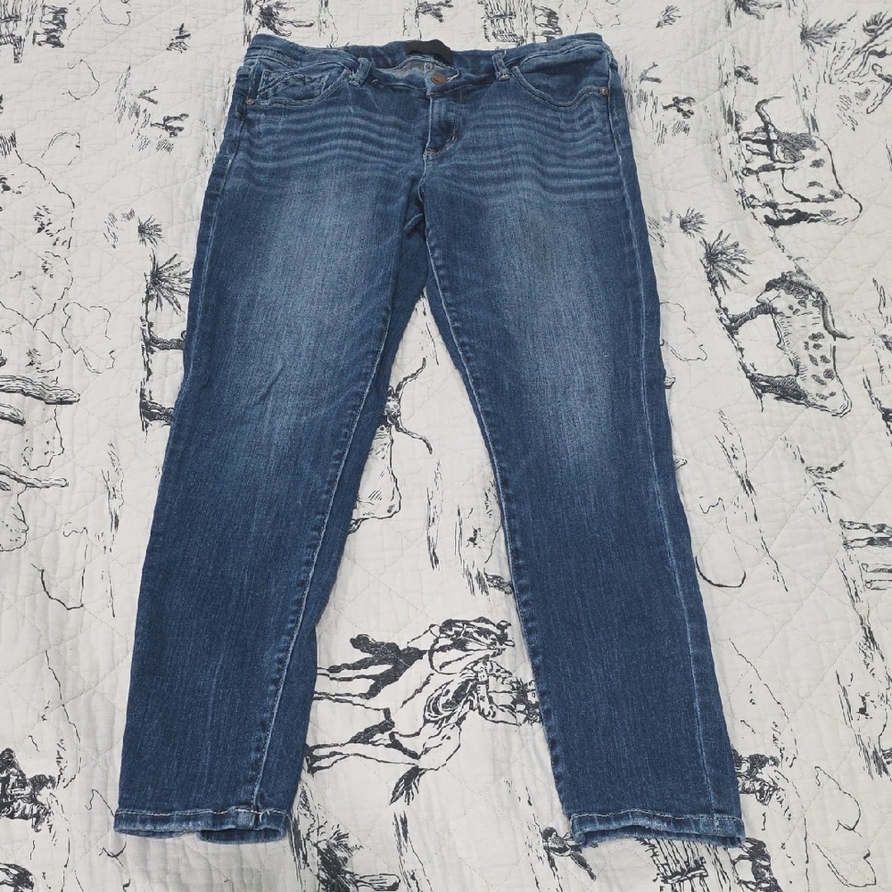 Buckle Women's Skinny Leg Blue Jeans
